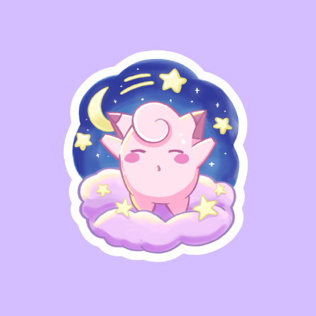 Holographic Celestial Vinyl Stickers