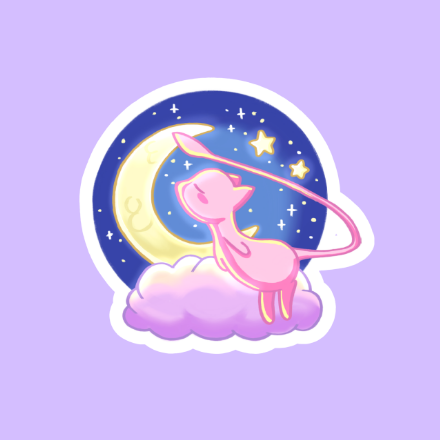Holographic Celestial Vinyl Stickers